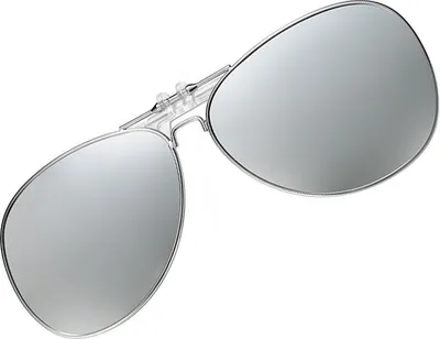 Produktbild von INF Aufsteck-Sonnenbrille - Polarisierte Fahrbrille Silber