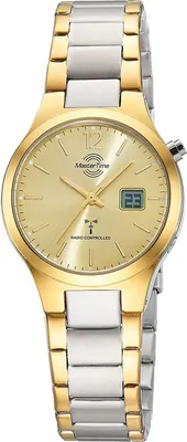 Master Time MTLA-10915-61M Damen-Funkuhr Lady Line Bicolor 1