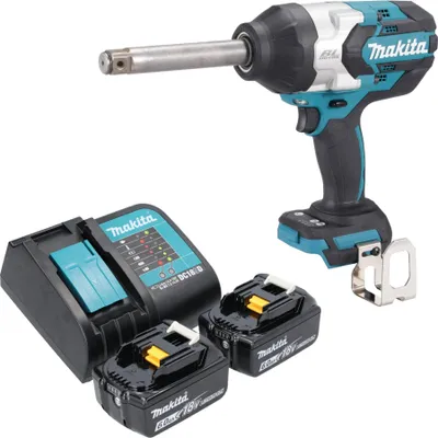 Zdjęcie produktu dla Akumulatorowy klucz udarowy Makita DTW 1005 SG 18 V 1360 Nm 3/4" bezszczotkowy + 2x akumulator 6,0 Ah + ładowarka