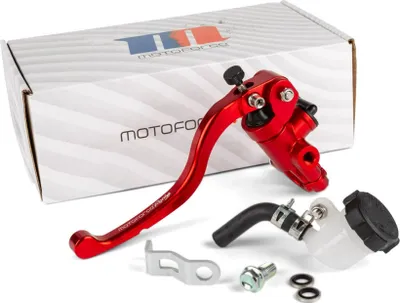 Imagen del producto de MOTOFORCE RACING: Cilindro de freno radial delantero con palanca roja