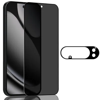 Obrázok produktu pre 1-balenie Google Pixel 10 Pro XL Ochranné sklo na displej Privacy & 1-balenie ochrana objektívu - Tvrdené sklo 9H - Super kvalita 3D
