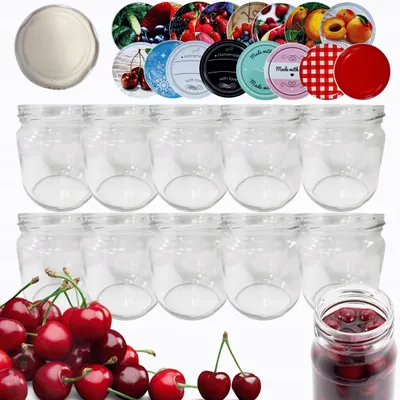 Produktbild von Wamar-Sosenka Gläser 425ml mit Deckel - 10er Set