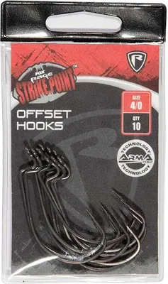 Produktbild von Fox Rage Strike Point Offset Hooks Size 5/0 10st.