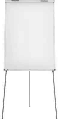 Productafbeelding van Flipover met schrijfblad, afmetingen 680 x 1045 mm, wit, hoogte verstelbaar tot 1,85 meter