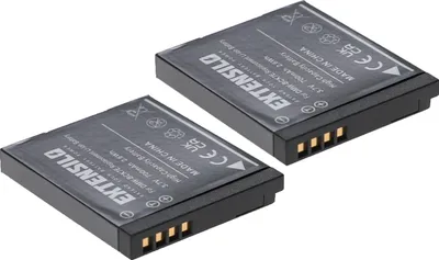 Produktbild von EXTENSILO 2x Akku Ersatz für Panasonic NCA-YN101G, NCA-YN101F, NCA-YN101H, DMW-BCK7PP, DMW-BCK7E, DMW-BCK7 für Kamera (700 mAh, 3,7 V, Li-Ion)