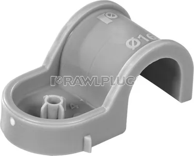 Produktbild von Einzelner Kunststoffhalter für 20 mm Rohre 80 Stück