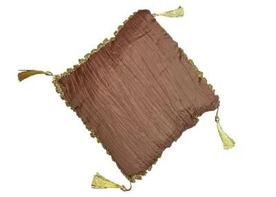 Kissen für Figuren, braun, 30x30x3 cm, Polyester, waschbar