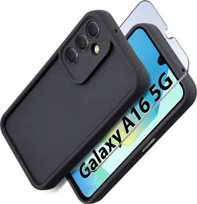 Obrázek produktu pro Pouzdro pro Samsung A16 5G, silikonové, matné + ochranné sklo na obrazovku 9H
