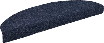 Produktbild von vidaXL Stufenmatten Selbstklebend 30 Stk. 65x21x4 cm Blau Halbrund Groß