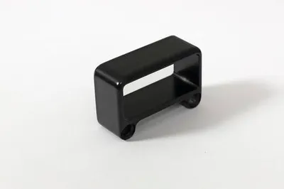 Produktbild von Pertura Wandanschluss Aluminium schwarz