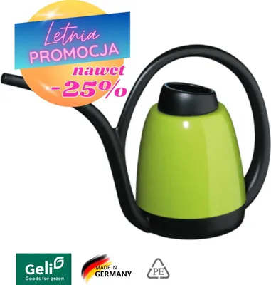 Produktbild von Gießkanne 1,4l grün Geli FASHION Blumengießkanne