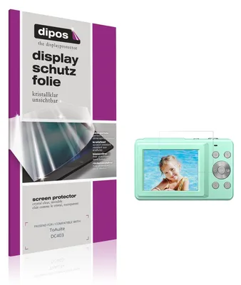 Produktbild von 4x Schutzfolie für ToAuite DC403 klar Displayschutzfolie Folie Display Schutz dipos