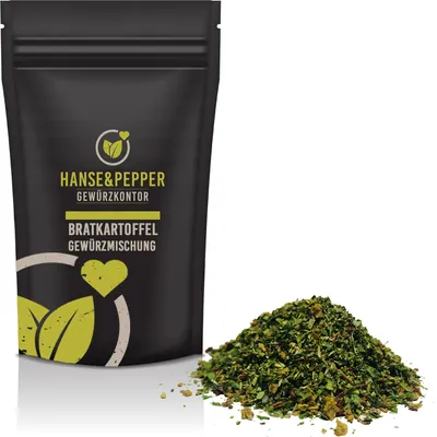 Produktbild von 100g Bratkartoffelgewürz Knödel Pellkartoffeln Rösti Gewürzmischung 100% Vegan