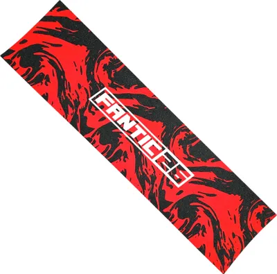 Produktbild von Fantic26 Stunt-Scooter Griptape 58,5cm x 15,5cm Swirl Schwarz/Rot
