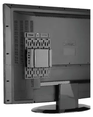 Produktbild von Neomounts NS-MPM100 Mediaplayer-Halter - universal, Schwarz, Stahl, 5 kg, 100 x 200,75 x 75 mm, 0 - 224 mm, 0 - 342 mm