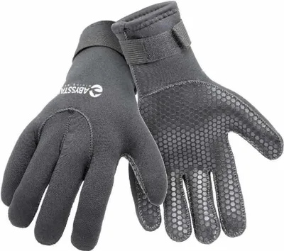 Zdjęcie produktu dla Rękawiczki Abysstar Logo 3 mm, szare, rozmiar M