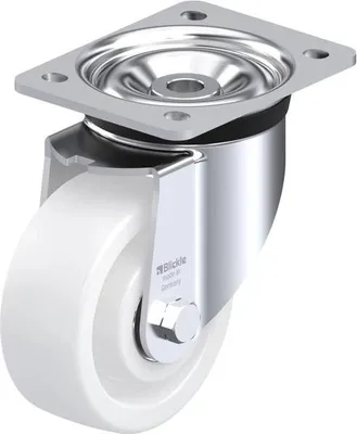 Produktbild von Blickle 605386, Roller, 1500 kg, Weiß, Deutschland, 1 Stück(e), 170 mm