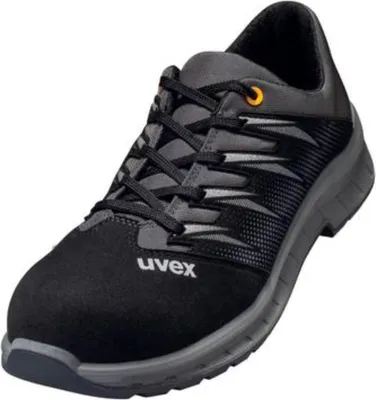 Produktbild von Uvex 69498, Männlich, Erwachsener, Sicherheitsschuhe, Schwarz, Grau, ESD, S2, Schnürverschluss
