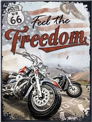 Produktbild von Nostalgic-Art - Magnet 6 x 8 cm - US Highways - Route 66 Freedom