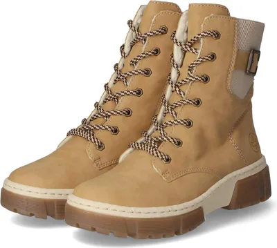 Zdjęcie produktu dla Rieker damskie sznurowane buty beżowe