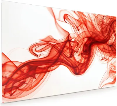 Produktbild von Küchenrückwand Spritzschutz Glas mit Motiv Abstrakter Rauch 40 x 40 cm