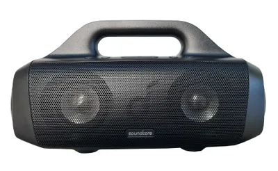 Obrázok produktu pre Soundcore by Anker Motion Boom Bluetooth Lautsprecher, Titan Audiotreiber, BassUp Technologie, bis zu 24h Akkulaufzeit - Schwarz