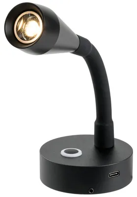 Obrázek produktu pro Kloubový LED reflektor, černý – Osculati 13.867.31