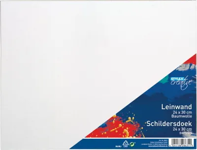 Produktbild von Stylex Leinwand Maße: 24 x 30 cm (Inhalt 1 Stück)