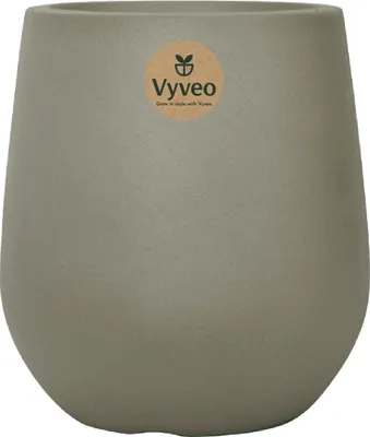 Image de Vyveo - Pot de fleurs Amari - Beige - 27x30