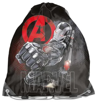 Produktbild von PASO licht Gymbag Turnbeutel Rucksack Sportbeutel Tasche Avengers AV22TT-712