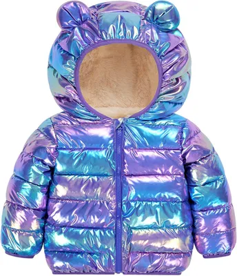 Produktbild von Mädchen Steppjacke Winter Wasserdicht Lila 12-18 Monate