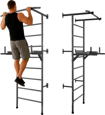 Productafbeelding van Klimrek voor volwassenen met pull-up stang, merk X-sport, geschikt voor gymnastiek