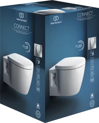 Immagine prodotto di Ideal Standard Connect ensemble de toilettes, sans bord de rinçage, blanc, K296001, K296001