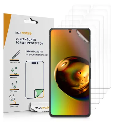 Produktbild von kwmobile 6x Displayschutzfolie kompatibel mit Google Pixel 7 Folie - klare Schutzfolien Set in transparent