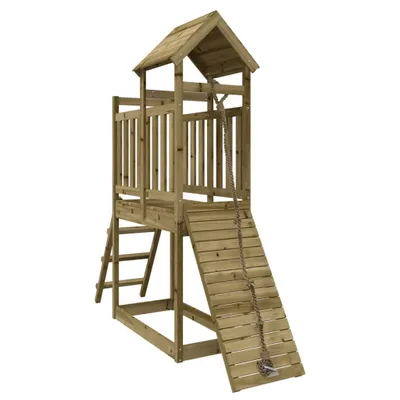 Immagine prodotto di vidaXL Torre da gioco con parete da arrampicata Legno di pino impregnato