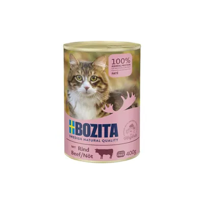 Produktbild von Katzenfutter Bozita Pâté Rindfleisch 400 g