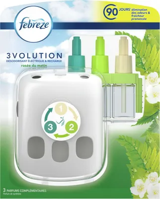 Produktbild von Febreze 3Volution Duftstecker Starterset Morgenrose elektrischer Lufterfrischer 20ml