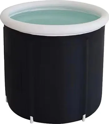 Immagine prodotto di Bagno di ghiaccio gonfiabile, design ergonomico, portatile e pieghevole, secchio per vasca da bagno 002