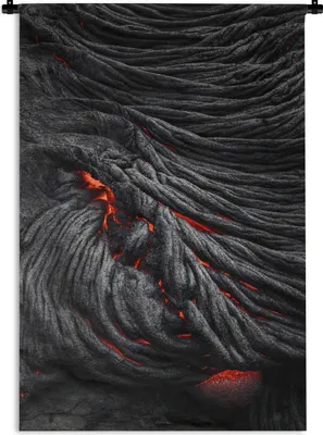 Produktbild von MuchoWow® Wandteppich Wandbehang Landschaft auf Hawaii 60x90 cm Tapisserie Dekoration Wandtuch - Foto-Teppich - Abwaschbar