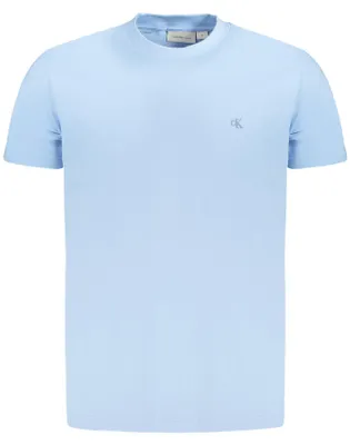 Produktbild von Herren Kurzarm-T-Shirt Blau mit Print aus Regenerativer Baumwolle