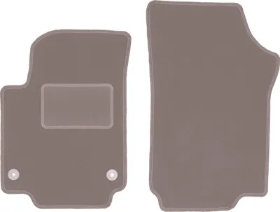 Immagine prodotto di Tappetini auto in velluto per Seat Mii hatchback (2011-) - tappetini anteriori LUX beige (2 pezzi)