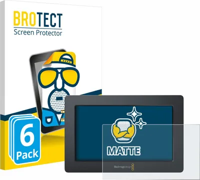 Produktbild von 6x BROTECT Schutzfolie für Blackmagic Design Video Assist (5.0) Displayschutz Displayschutzfolie Folie Matt Entspiegelungsfolie