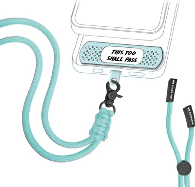 Produktbild von SBS CMUNILACEPATCH2, Umhängegurt, Hellblau, Stoff, Universal, 0,7 m