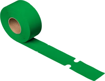 Produktbild von Schlaufenetiketten 248 x 50 mm - 1000 Stück in grün