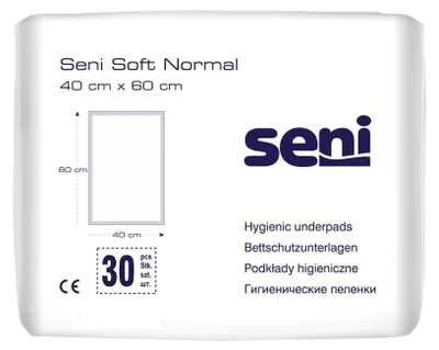 Produktbild von Seni Soft Normal Bettschutzunterlage 40x60 cm 30 St