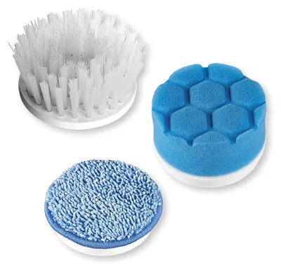 Produktbild von CLEANmaxx Ersatz-Bürstenkopf 3-TLG. | Ersatzaufsatz Set für Akku-Reinigungsbürst