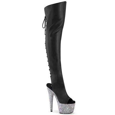 Produktbild von BEJEWELED-3019MS-7 Damen Boots von Pleaser, Schwarz EU 41, US 11