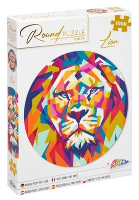Immagine prodotto di Puzzle Leone rotondo 1000 pezzi