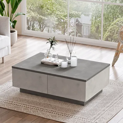 Obrázok produktu pre Konferenčný stolík Houseland Miro z betónu a kameňa