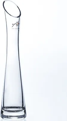 Produktbild von Glasvase "Diago" Ø 5,5 x 26cm | Hohe Blumenvase Einzelstielvase Glas